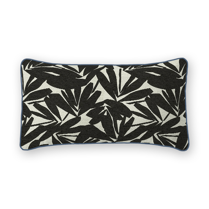 Abstract Printed Fabric Lumbar Pillow