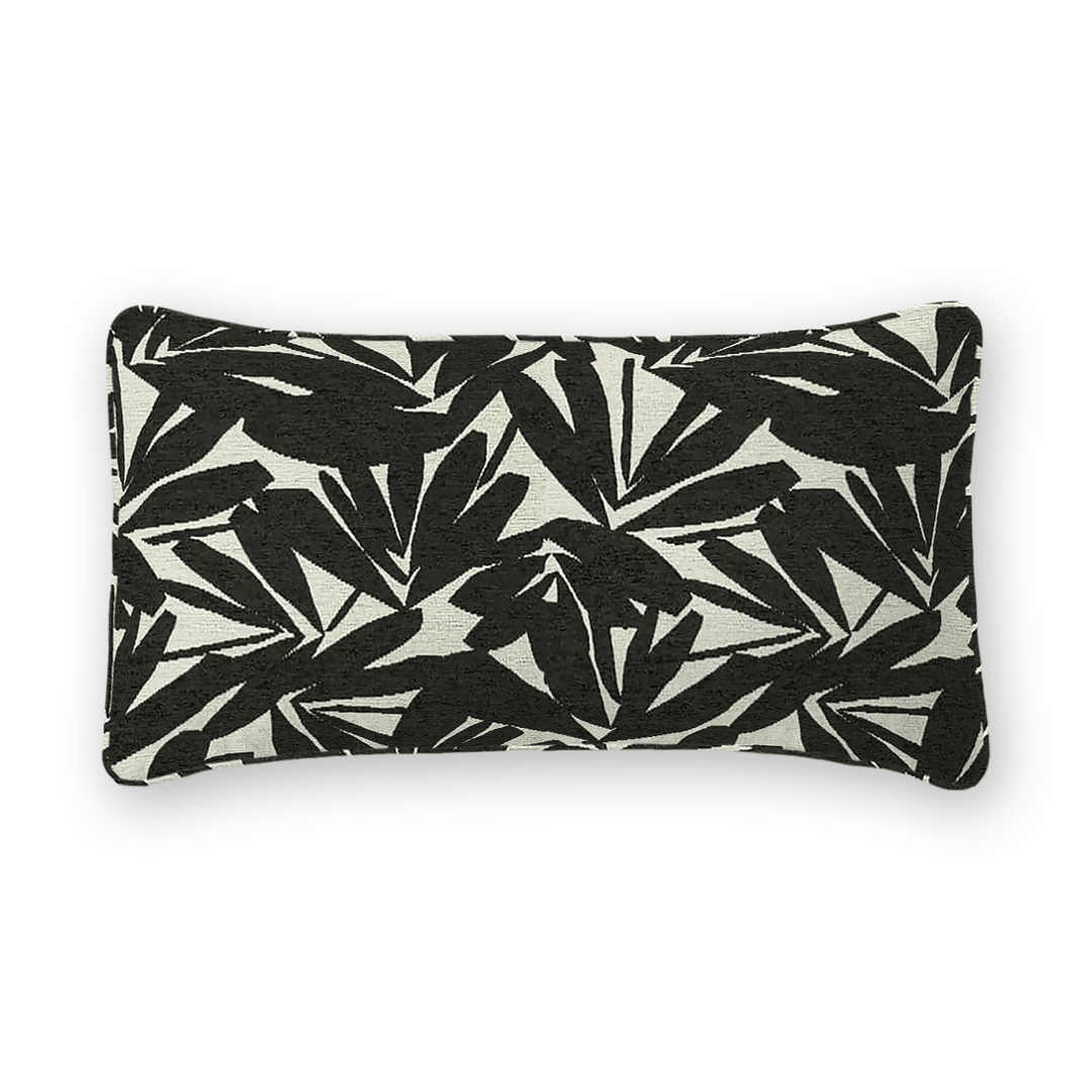 Abstract Printed Fabric Lumbar Pillow