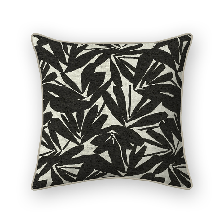 Abstract Printed Fabric Throw Pillow