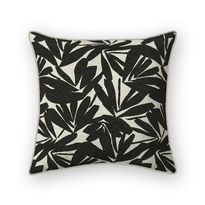 Abstract Printed Fabric Throw Pillow