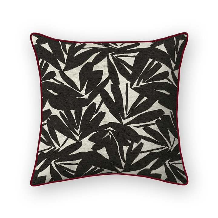 Abstract Printed Fabric Throw Pillow