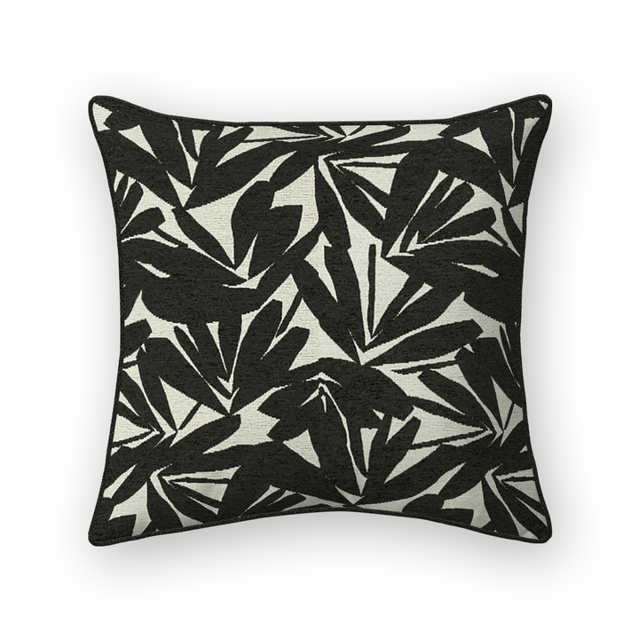 Abstract Printed Fabric Throw Pillow