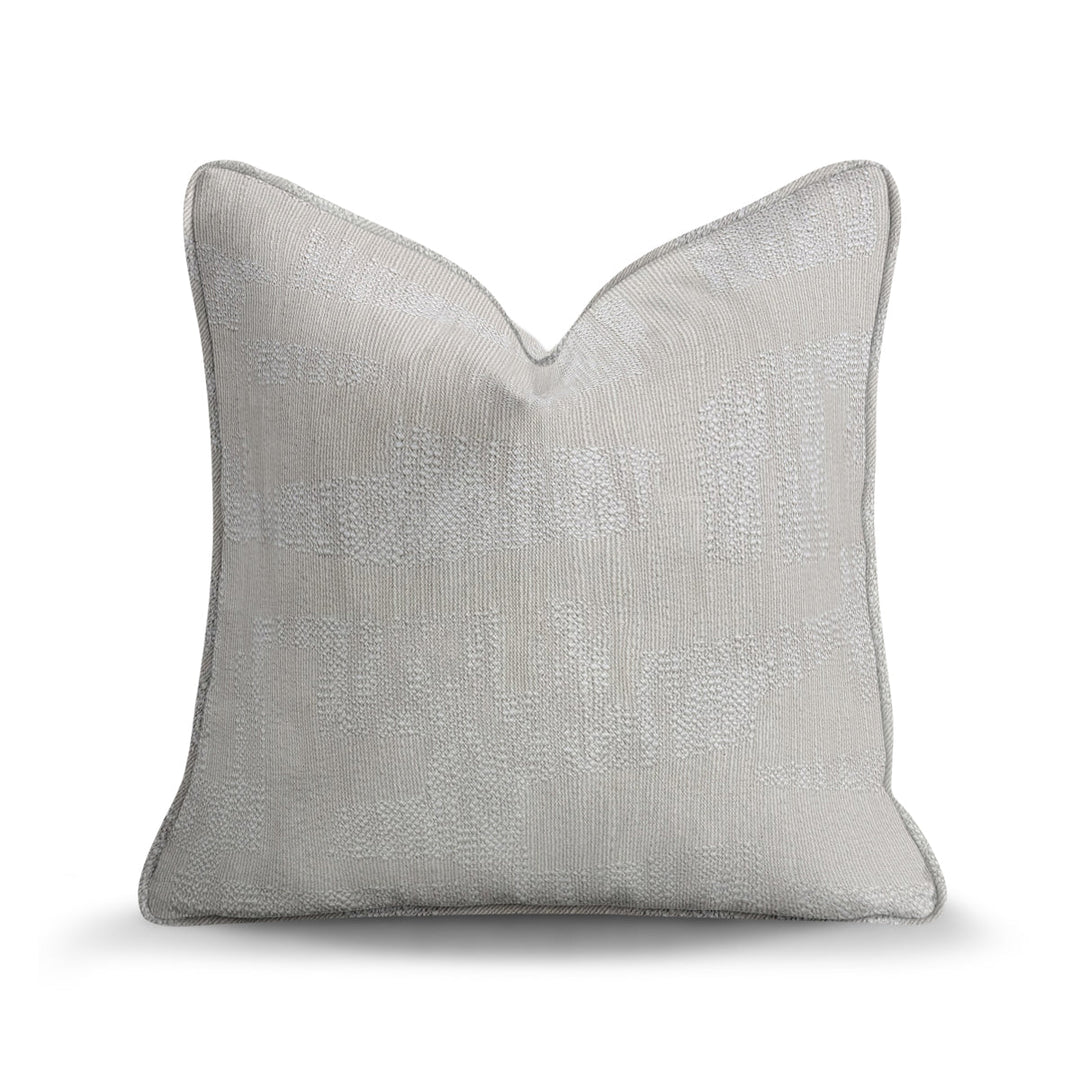 Abstract Woven Throw Pillow - Sparkles Ivory
