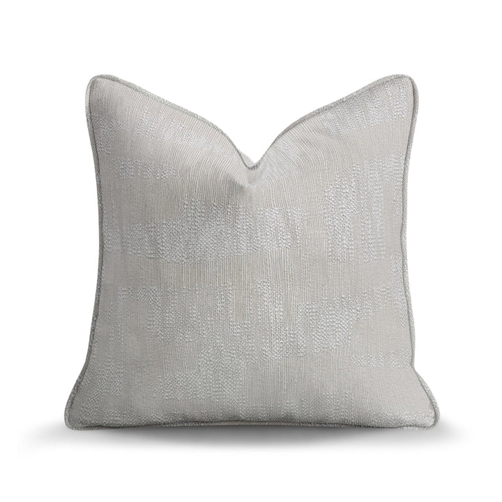 Abstract Woven Throw Pillow - Sparkles Ivory