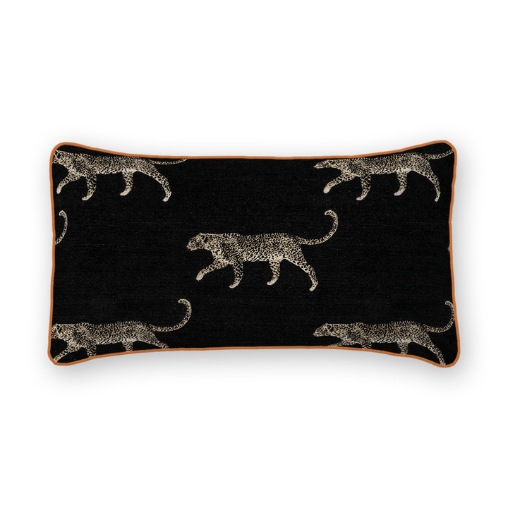 Animal Motif Chenille Lumbar Pillow