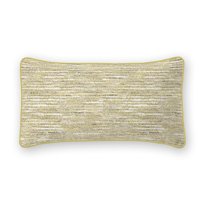 Bamboo Textured Woven Lumbar Pillow