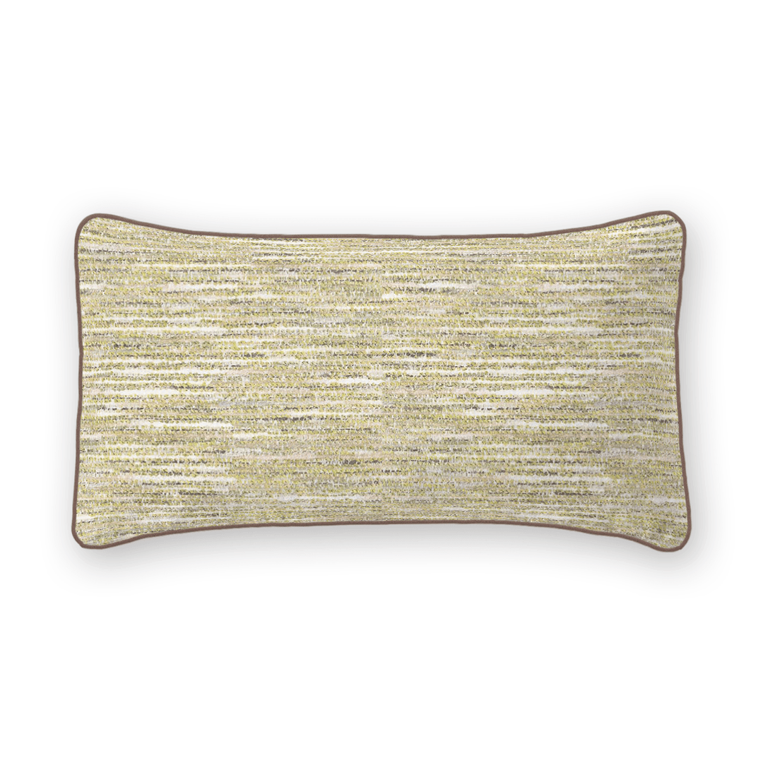 Bamboo Textured Woven Lumbar Pillow