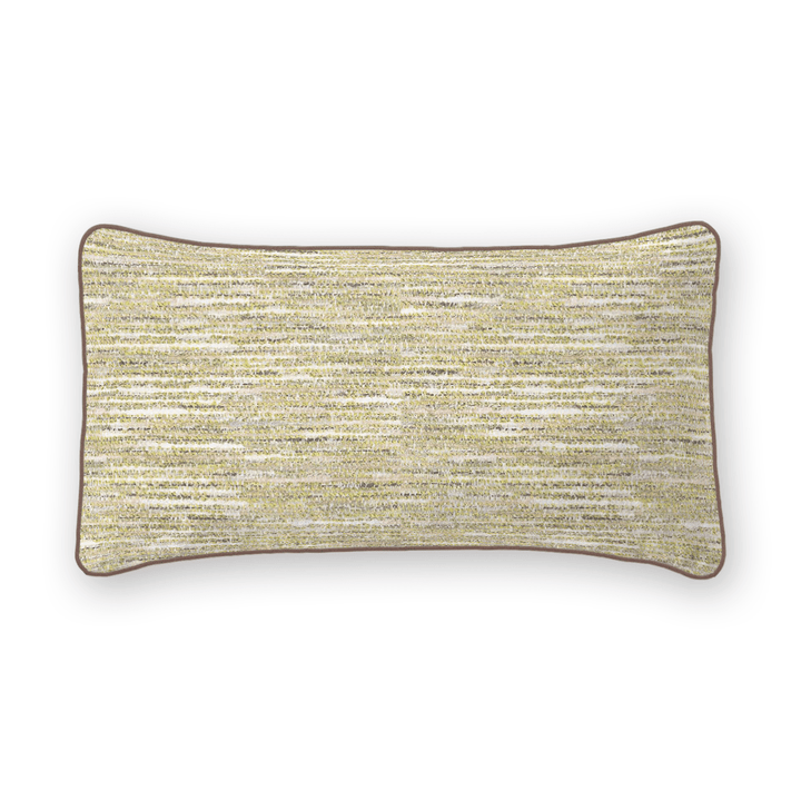 Bamboo Textured Woven Lumbar Pillow