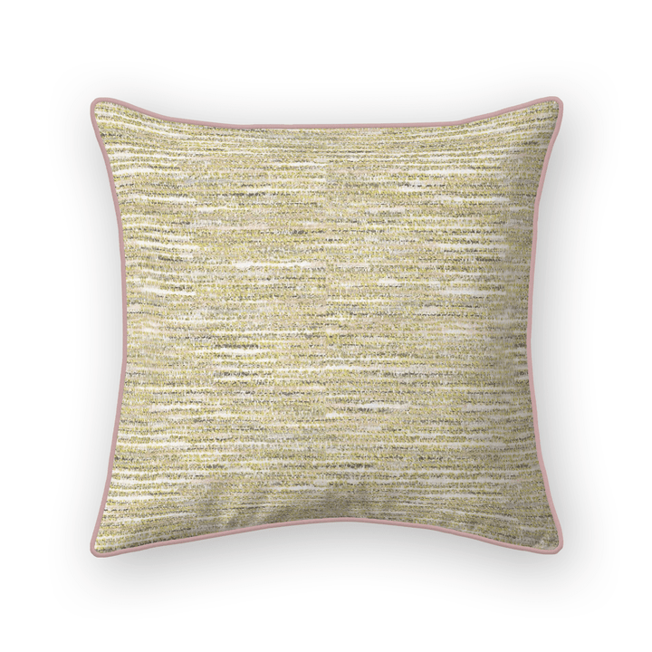 Bamboo Textured Woven Throw Pillow