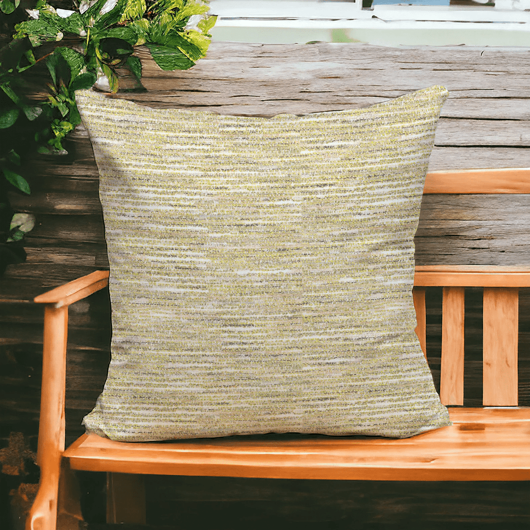 Bamboo Textured Woven Throw Pillow