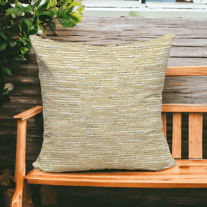 Bamboo Textured Woven Throw Pillow