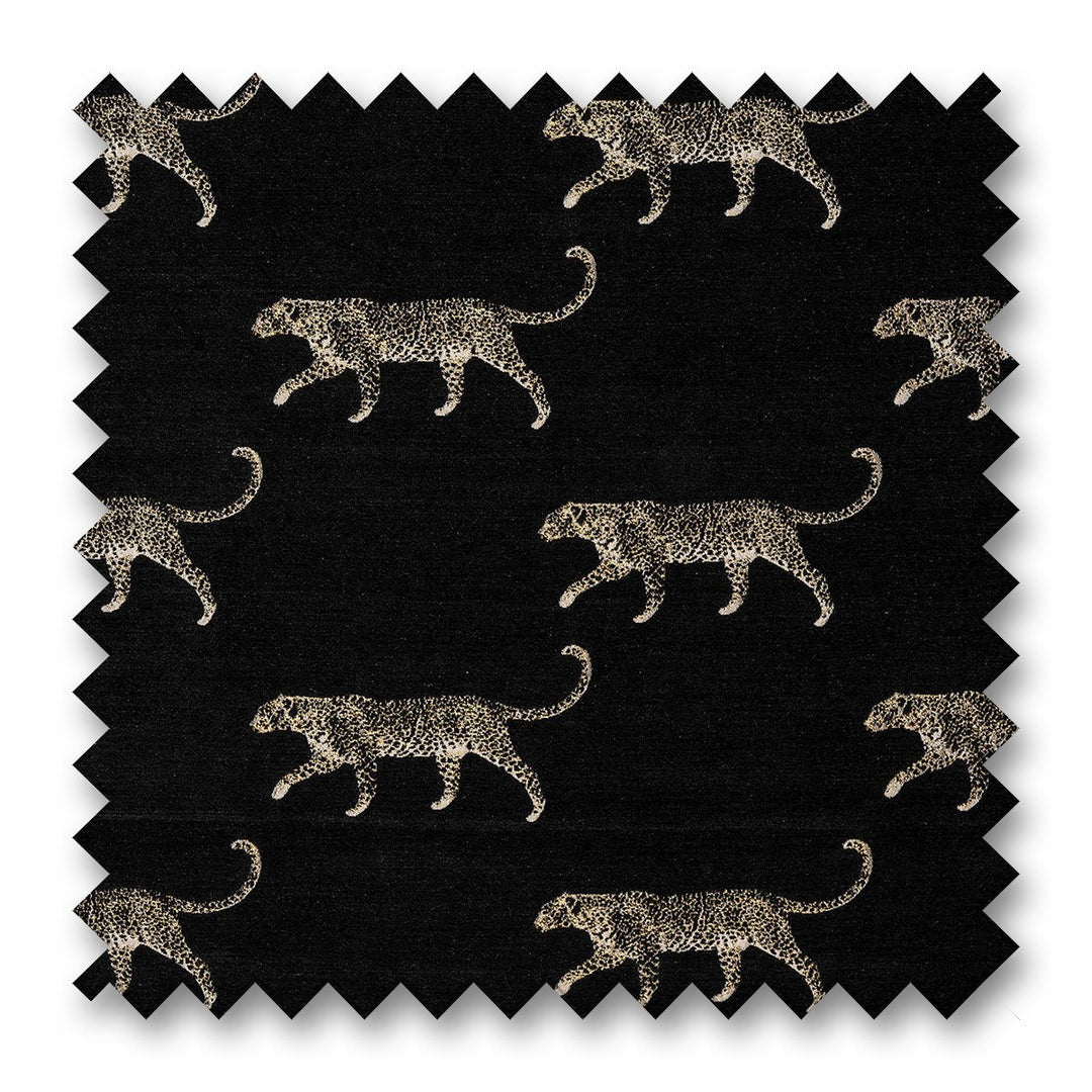 Beware 2 Black by Stout Textiles Fabric Swatch