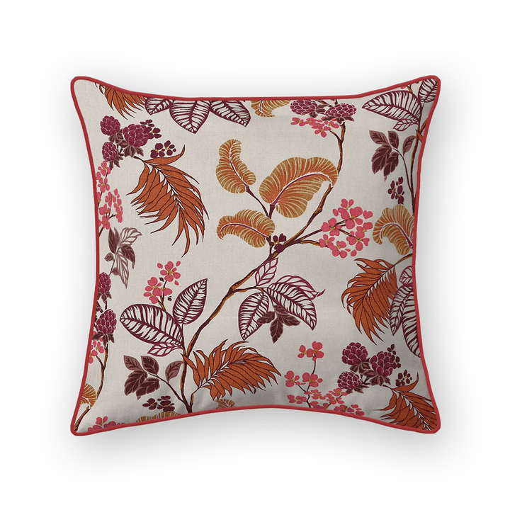 Botanical 100% Cotton Throw Pillow