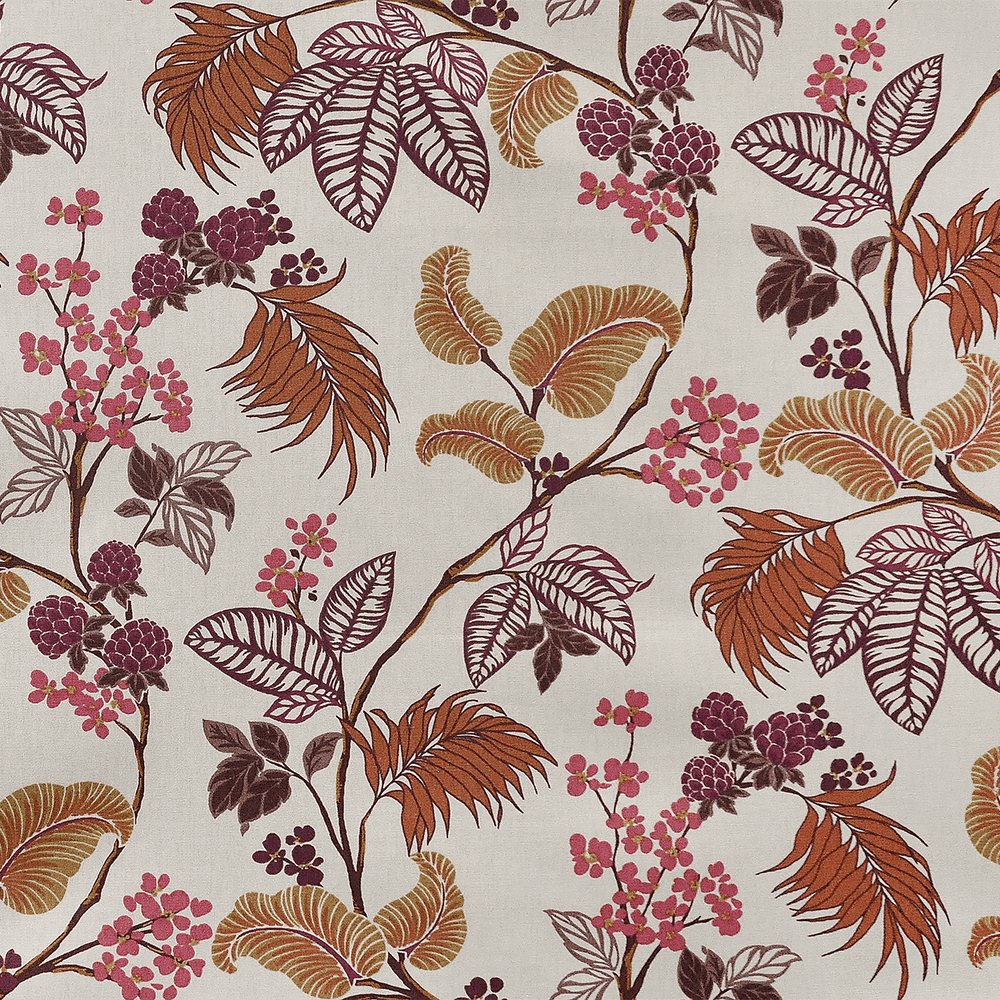 Botanical 100% Cotton Throw Pillow