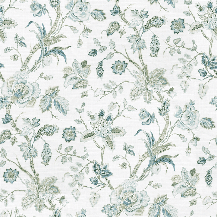 Botanical Printed Fabric Bolster Pillow