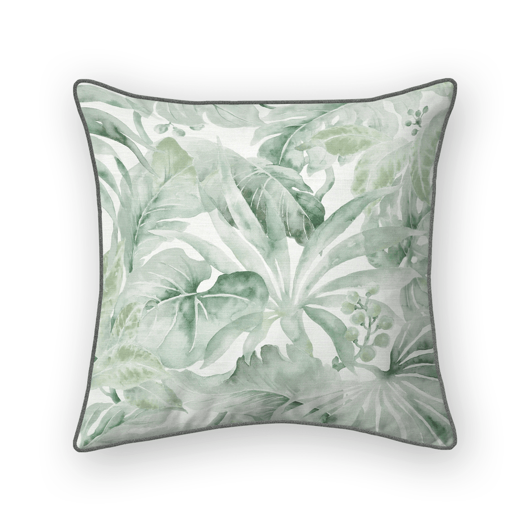 Botanical Printed Fabric Throw Pillow