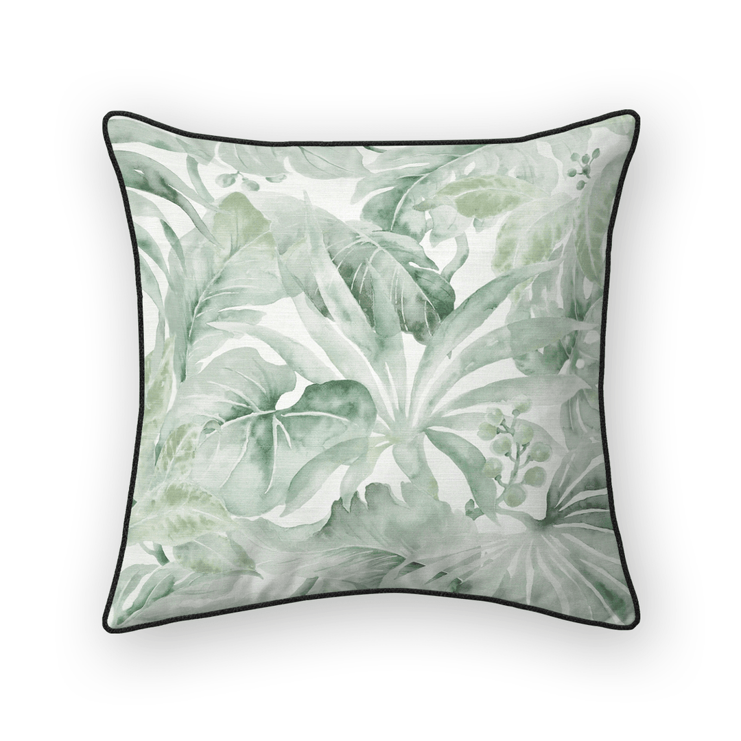 Botanical Printed Fabric Throw Pillow
