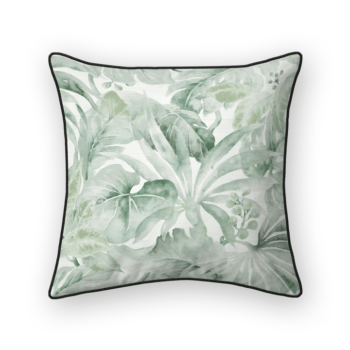 Botanical Printed Fabric Throw Pillow