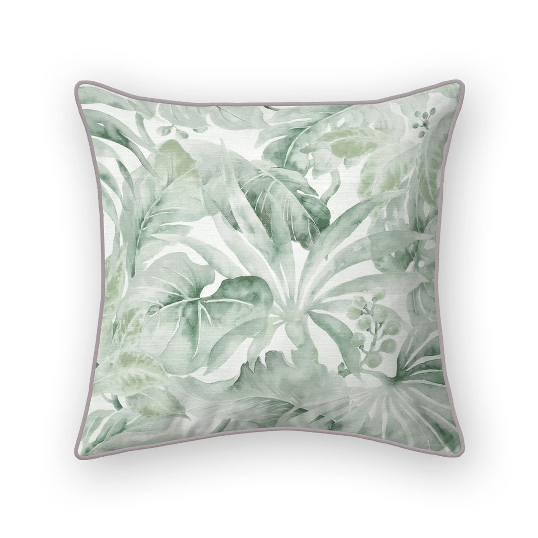 Botanical Printed Fabric Throw Pillow