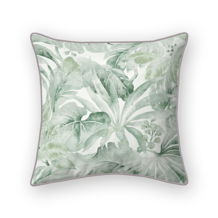 Botanical Printed Fabric Throw Pillow