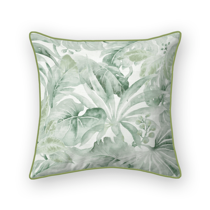 Botanical Printed Fabric Throw Pillow