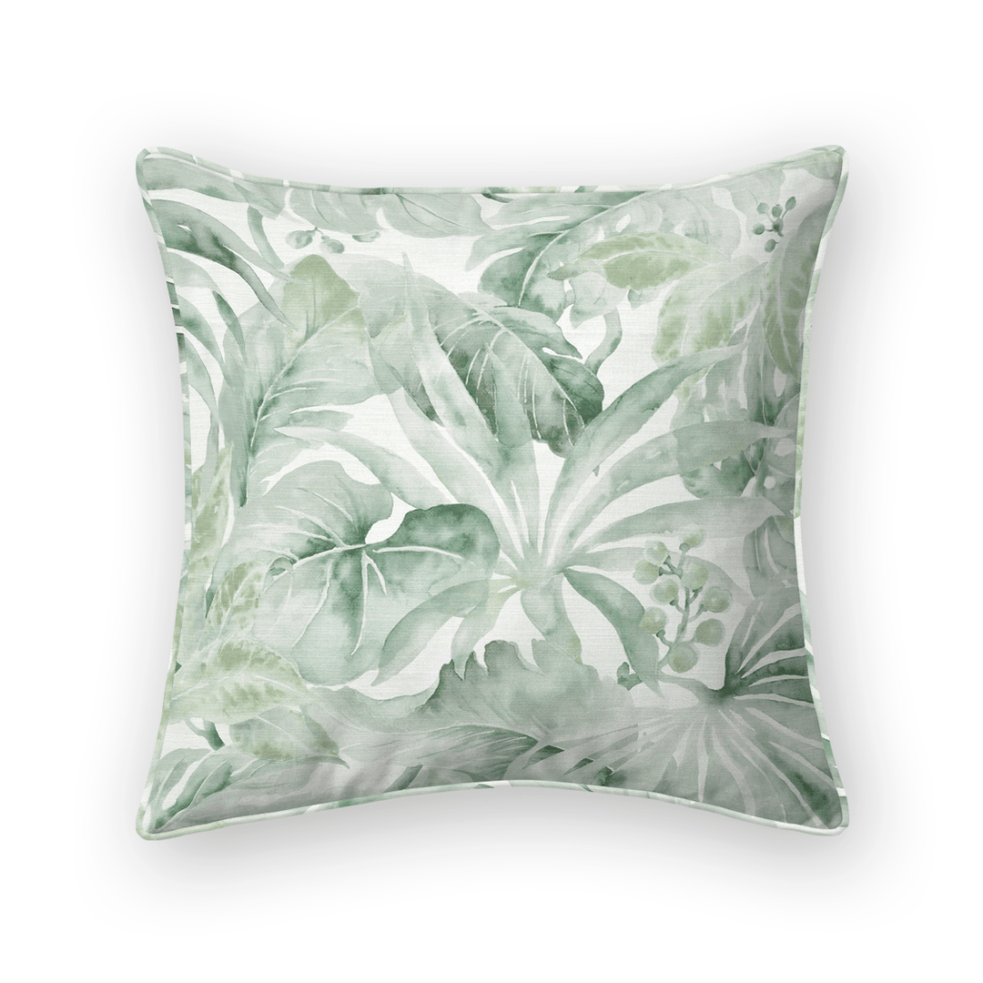 Botanical Printed Fabric Throw Pillow