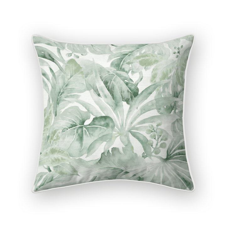 Botanical Printed Fabric Throw Pillow