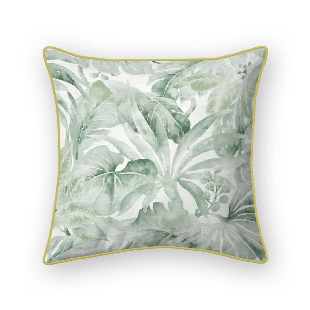 Botanical Printed Fabric Throw Pillow