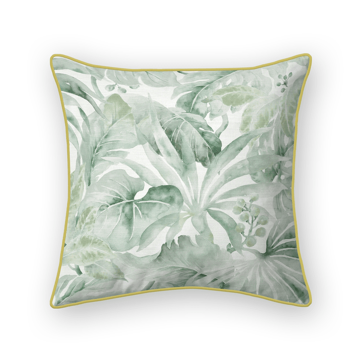 Botanical Printed Fabric Throw Pillow