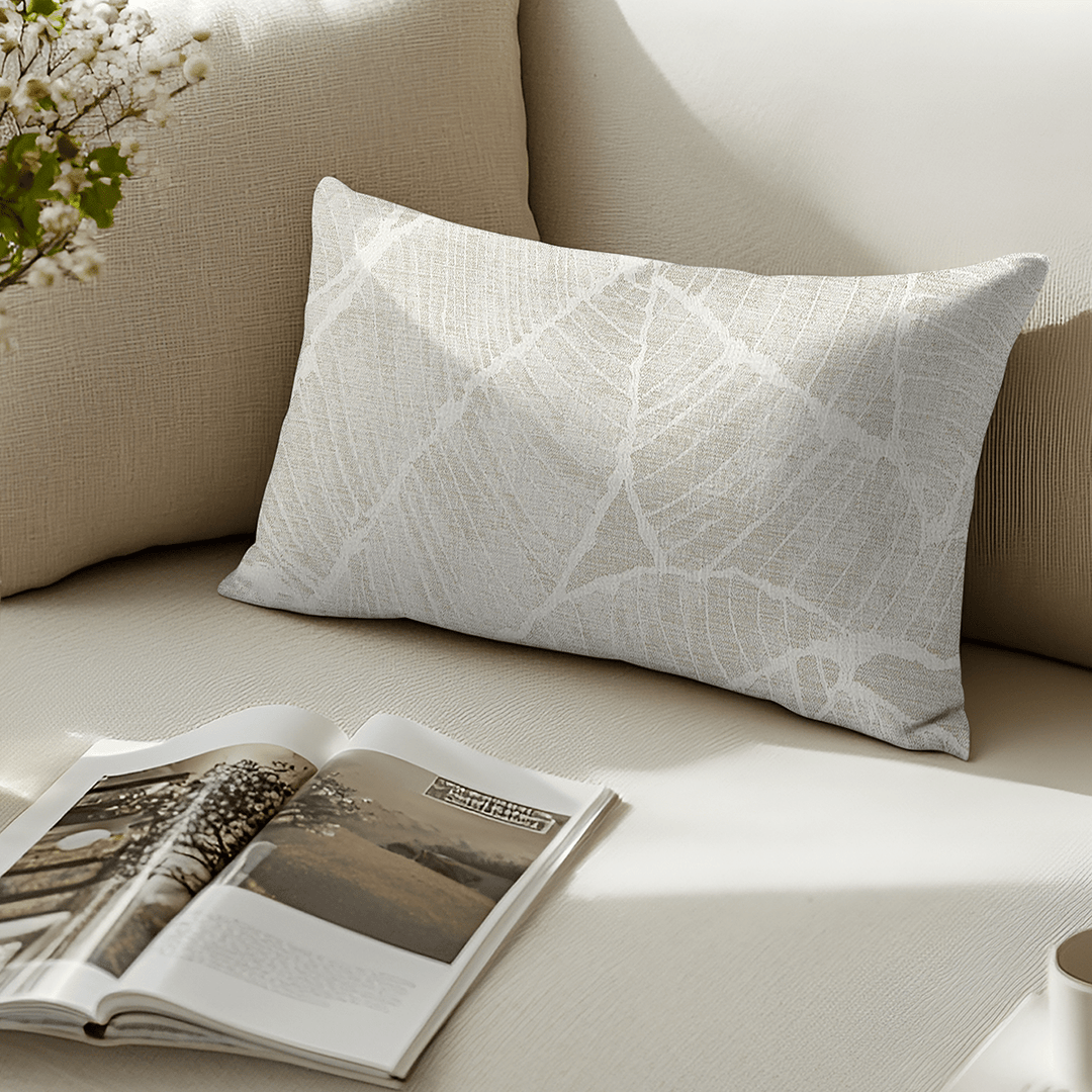 Botanical Woven Lumbar Pillow