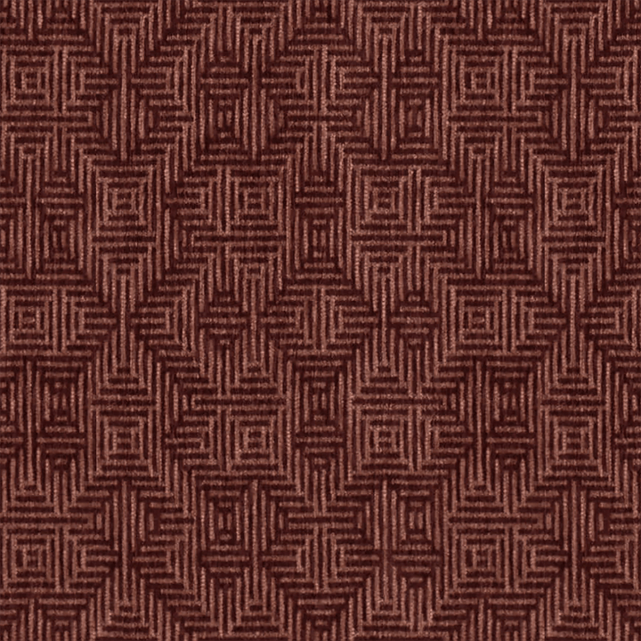 Burgundy Geometric Woven Throw Pillow