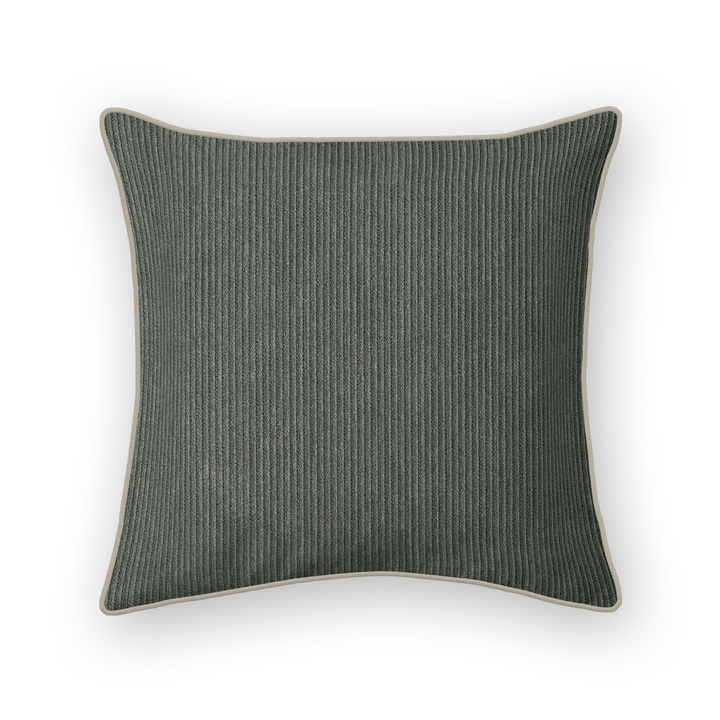 Casa Solid Corduroy Throw Pillow