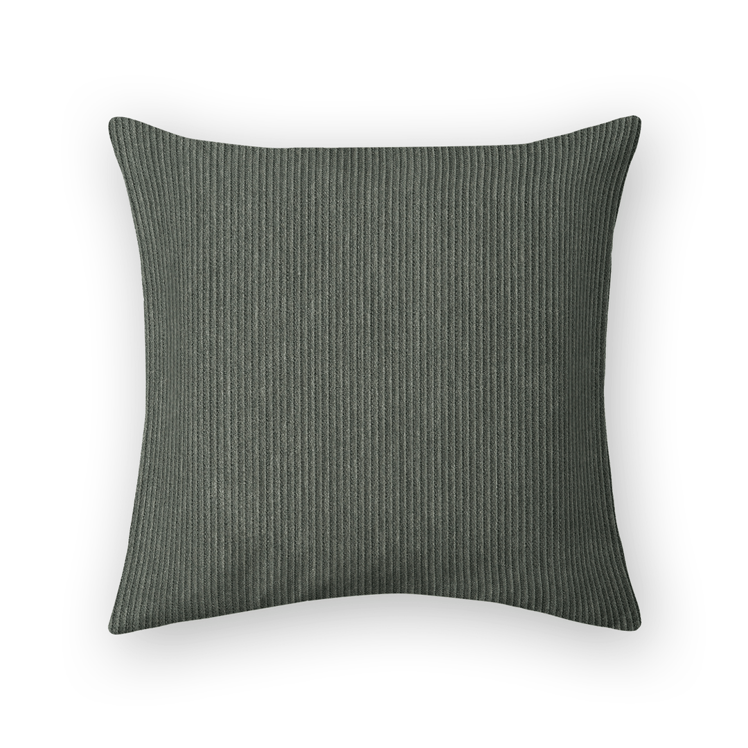 Casa Solid Corduroy Throw Pillow
