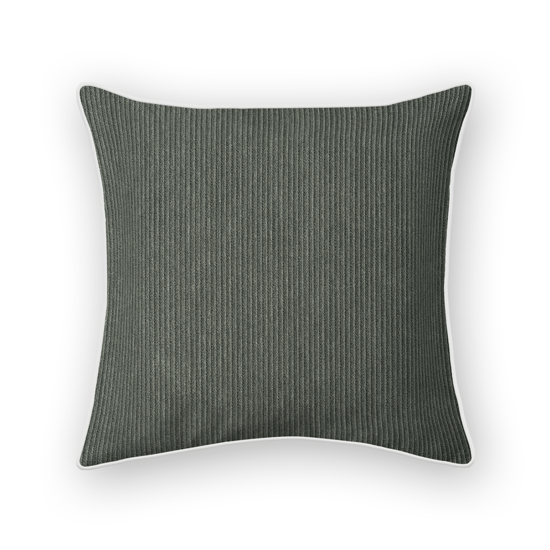 Casa Solid Corduroy Throw Pillow