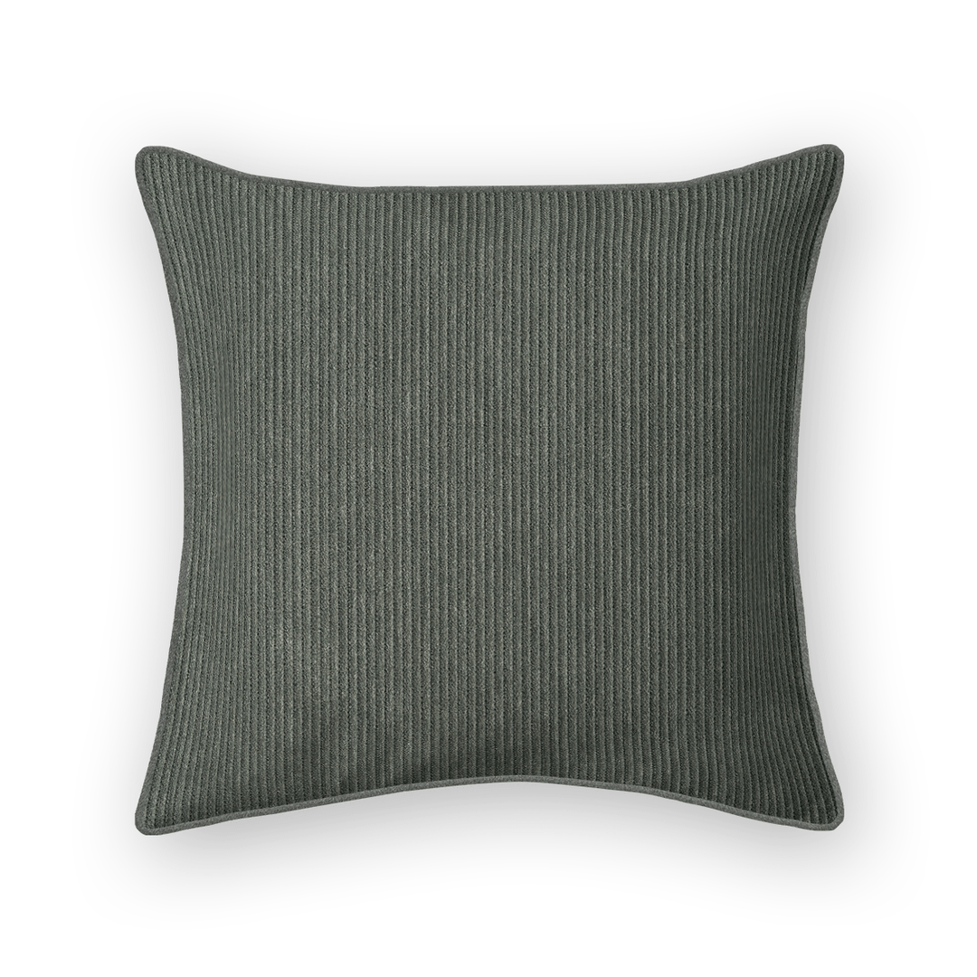 Casa Solid Corduroy Throw Pillow