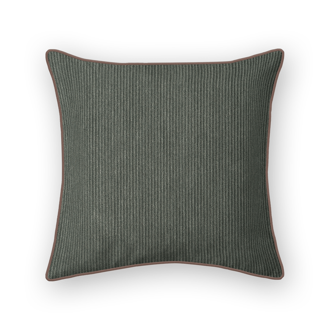 Casa Solid Corduroy Throw Pillow