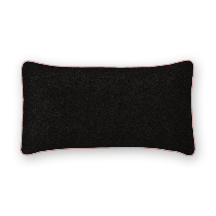 Caviar Solid Velvet Lumbar Pillow