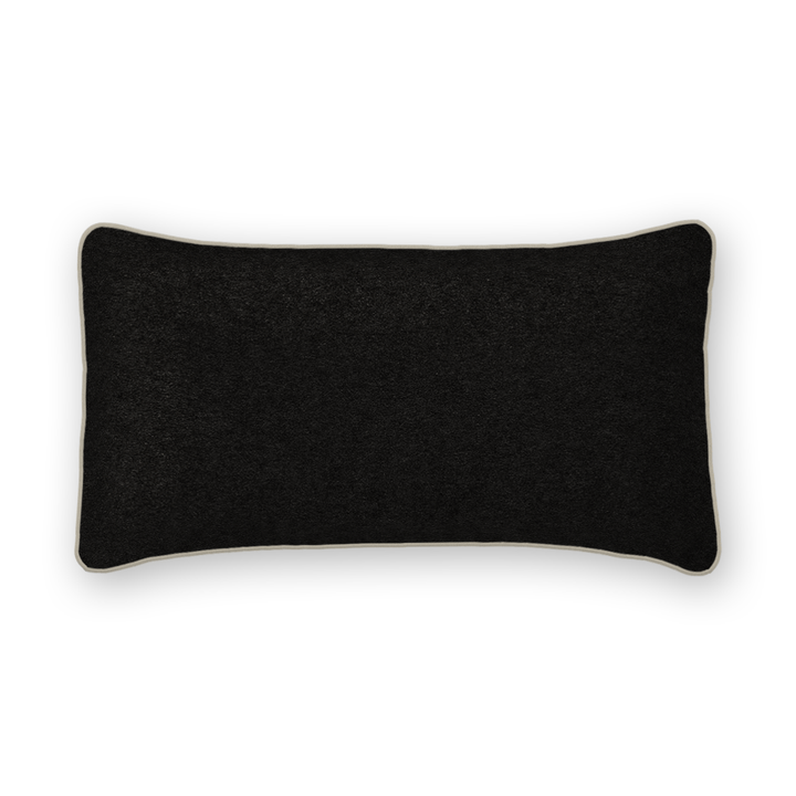 Caviar Solid Velvet Lumbar Pillow
