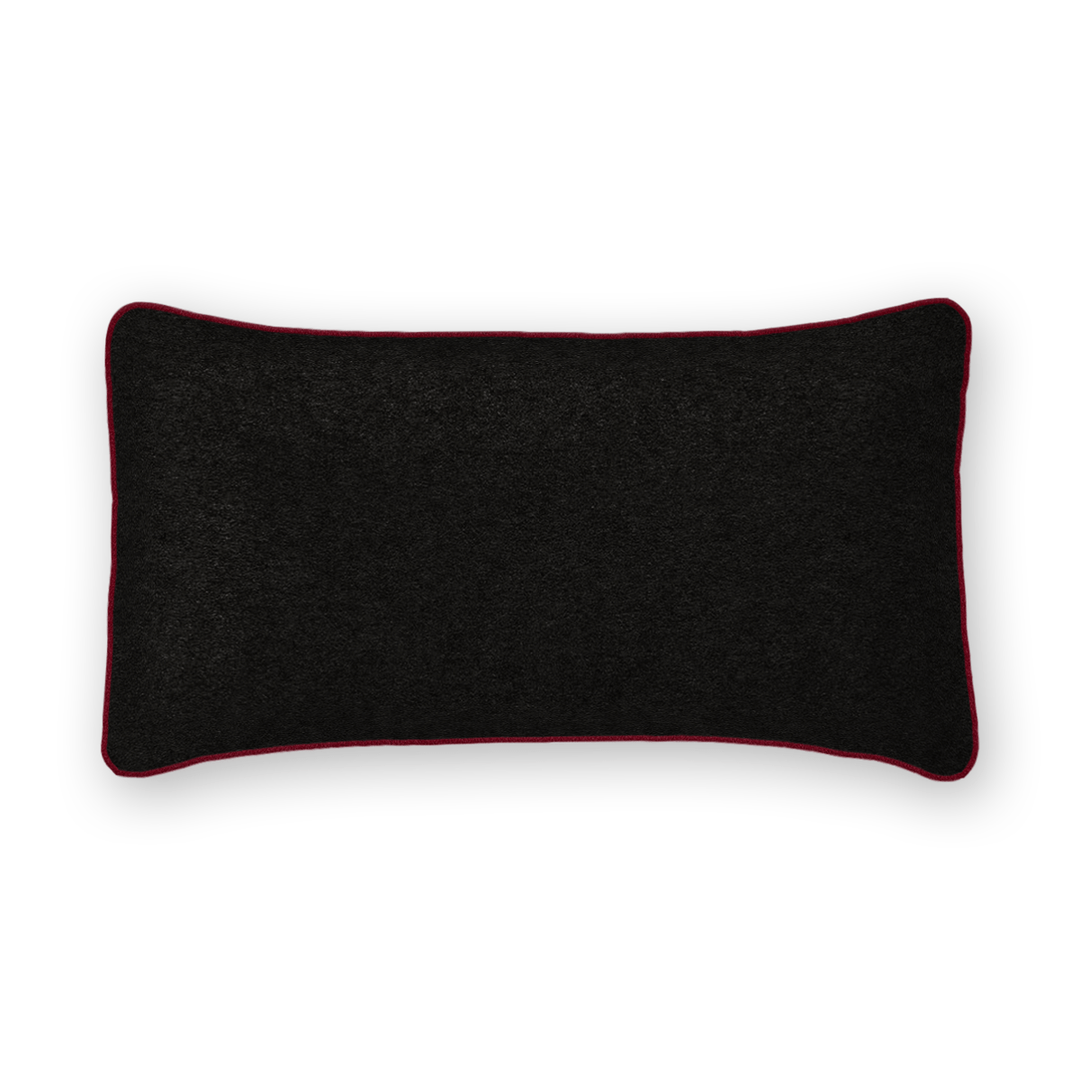Caviar Solid Velvet Lumbar Pillow