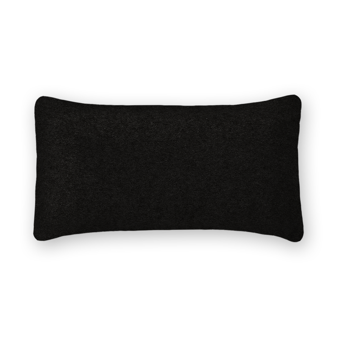Caviar Solid Velvet Lumbar Pillow
