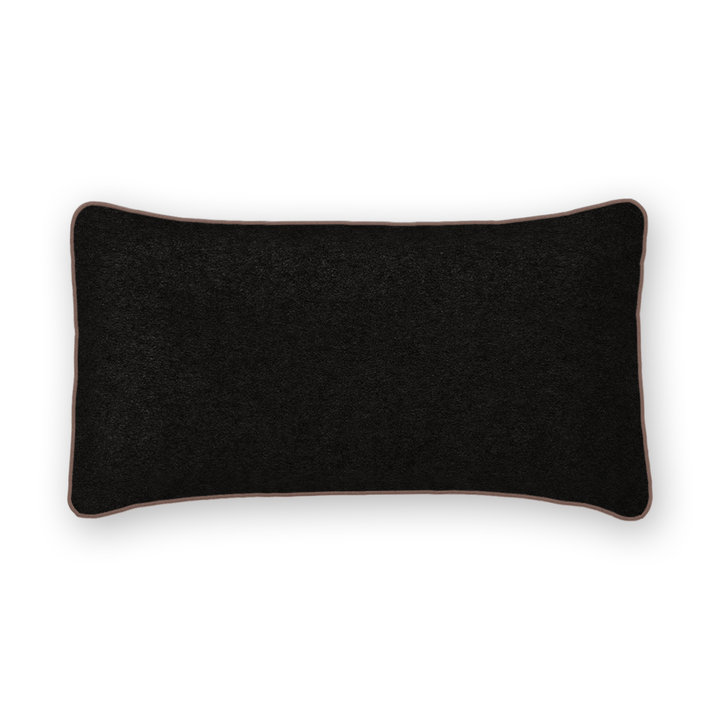 Caviar Solid Velvet Lumbar Pillow