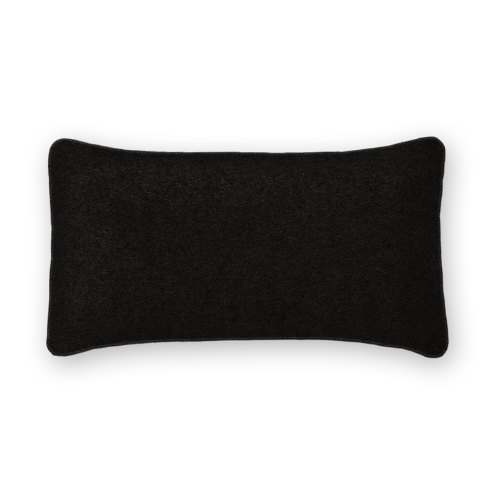 Caviar Solid Velvet Lumbar Pillow