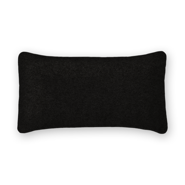 Caviar Solid Velvet Lumbar Pillow