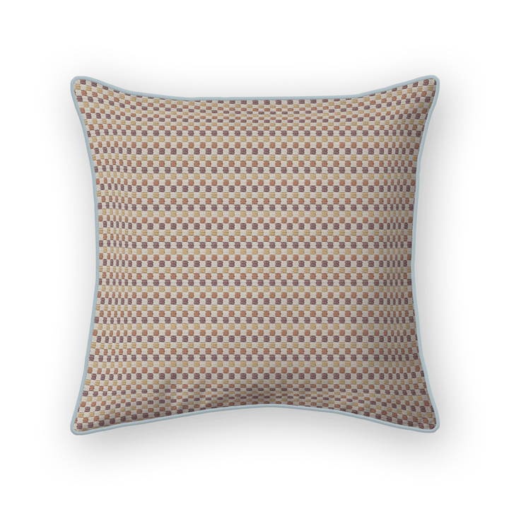 Checkered Woven Throw Pillow
