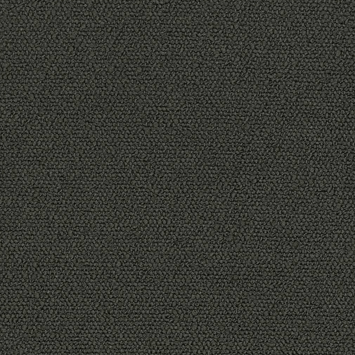 Coal Solid Boucle Geometric Pillow