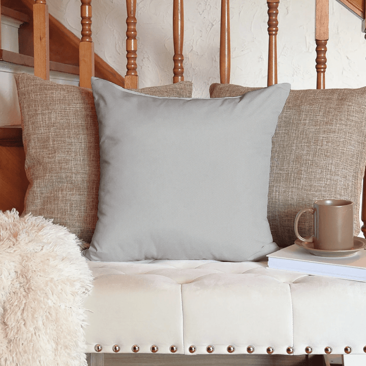 Crae Solid Woven Throw Pillow