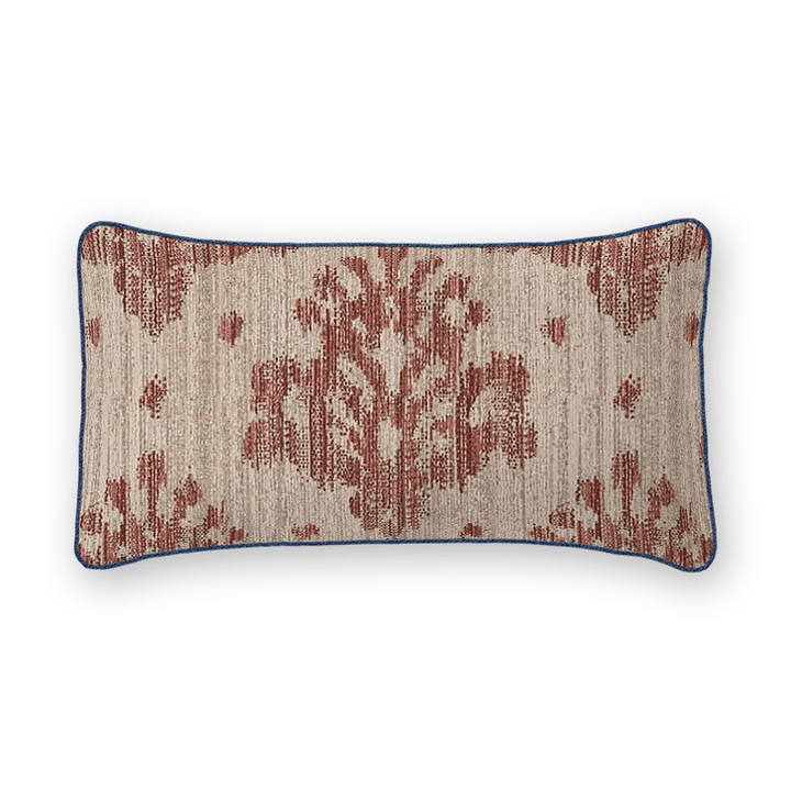 Damask Woven Lumbar Pillow