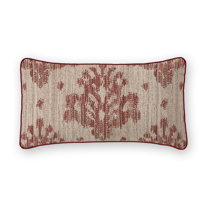 Damask Woven Lumbar Pillow