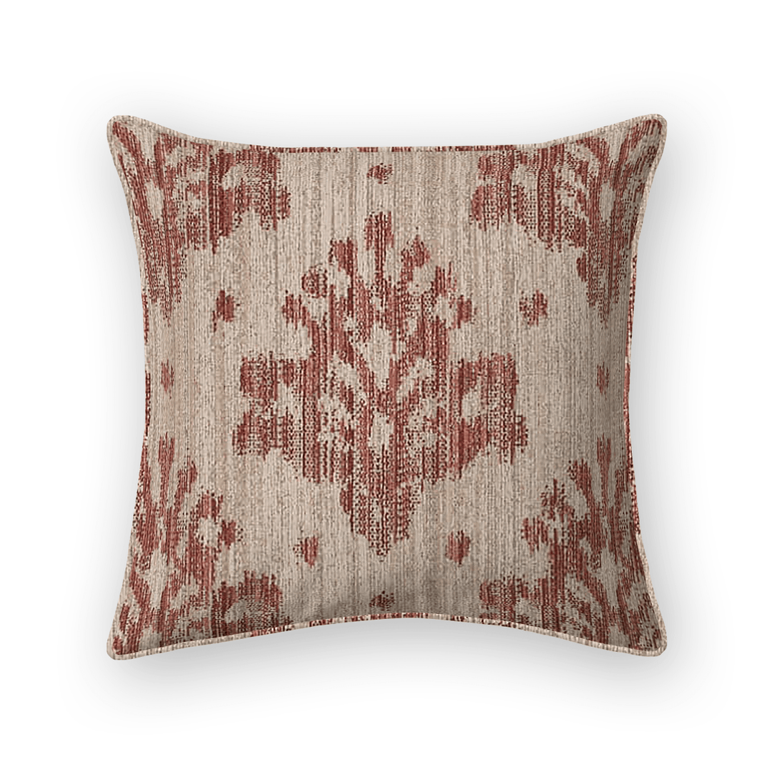 Damask Woven Throw Pillow