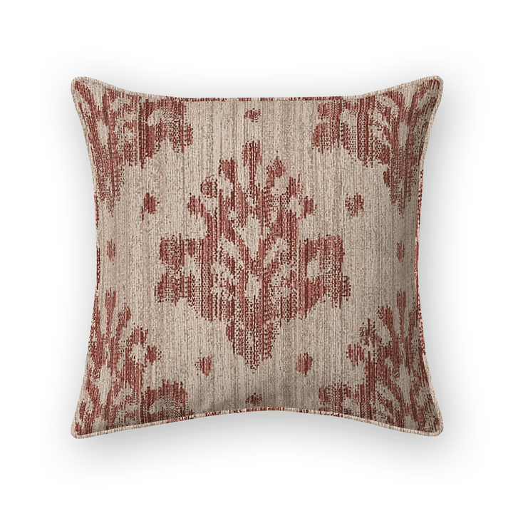 Damask Woven Throw Pillow